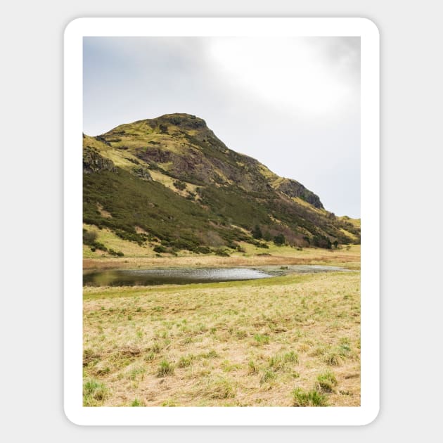 Arthur's Seat Sticker by ansaharju